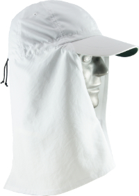 ON SITE SAFETY LEGIONNAIRE CAP - WHITE 